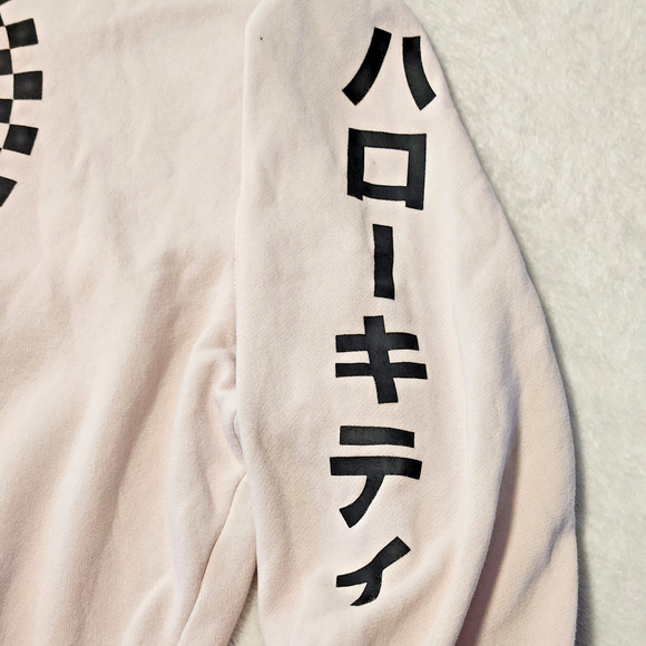 Hello Kitty in Japanese Oversized Hoodie Pink Tye-Dye Adult Large 42/44 Bioworld - Picture 3 of 6